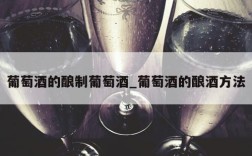 葡萄酒的酿制葡萄酒_葡萄酒的酿酒方法